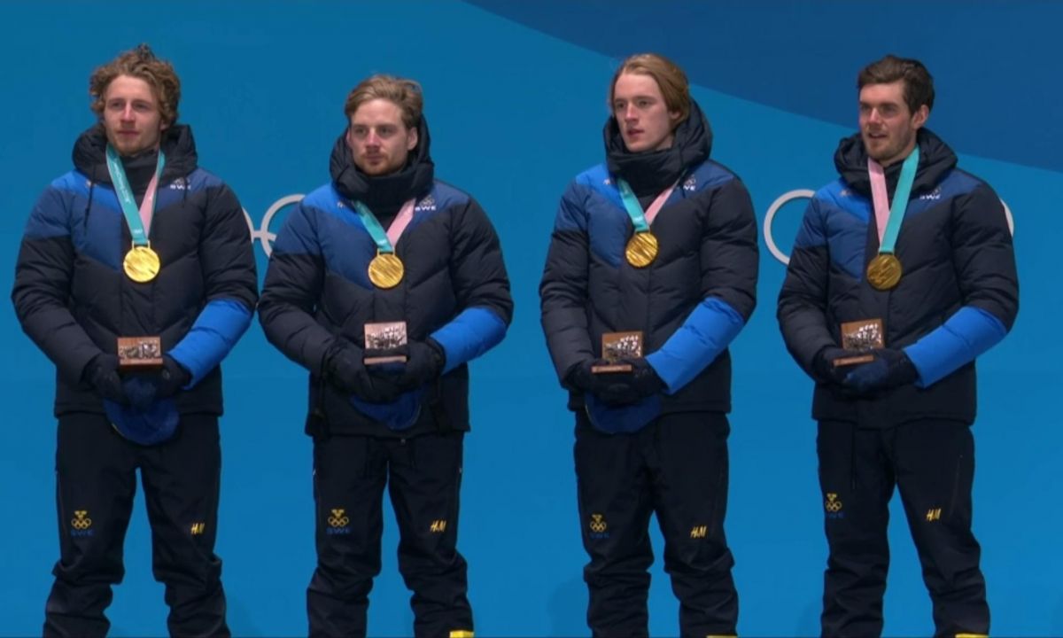 Goldmedaille für Schweden