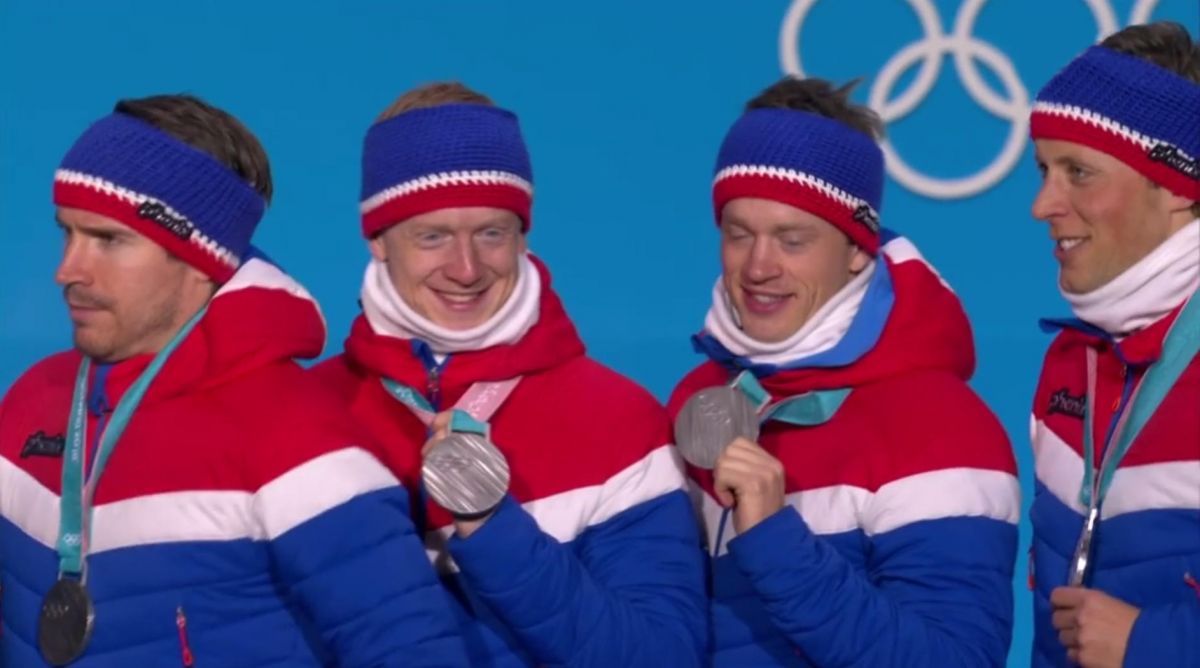 Silbermedaille für Norwegen