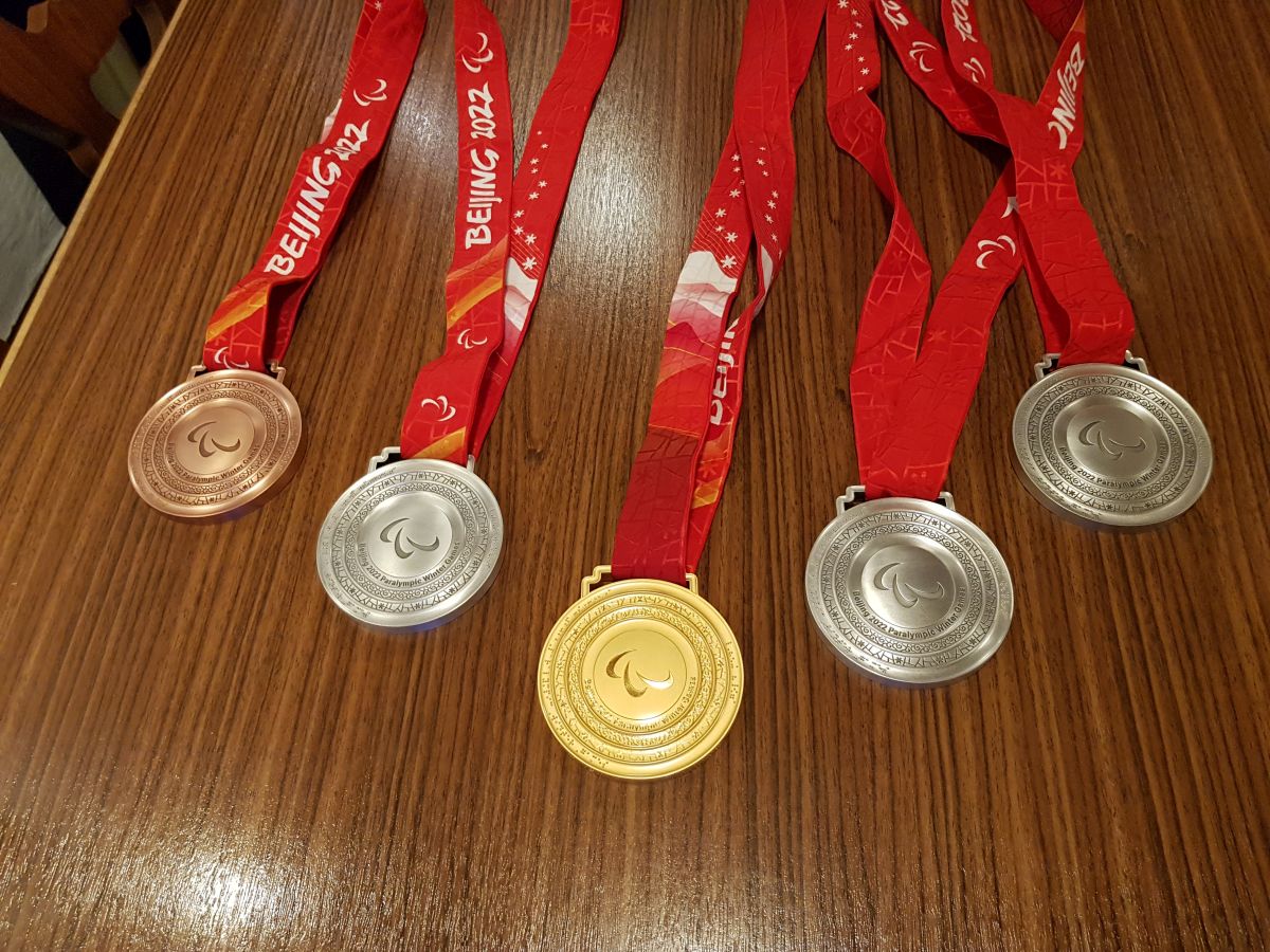Der Medaillenreigen, 1*Gold, 3*Silber, 1*Bronze