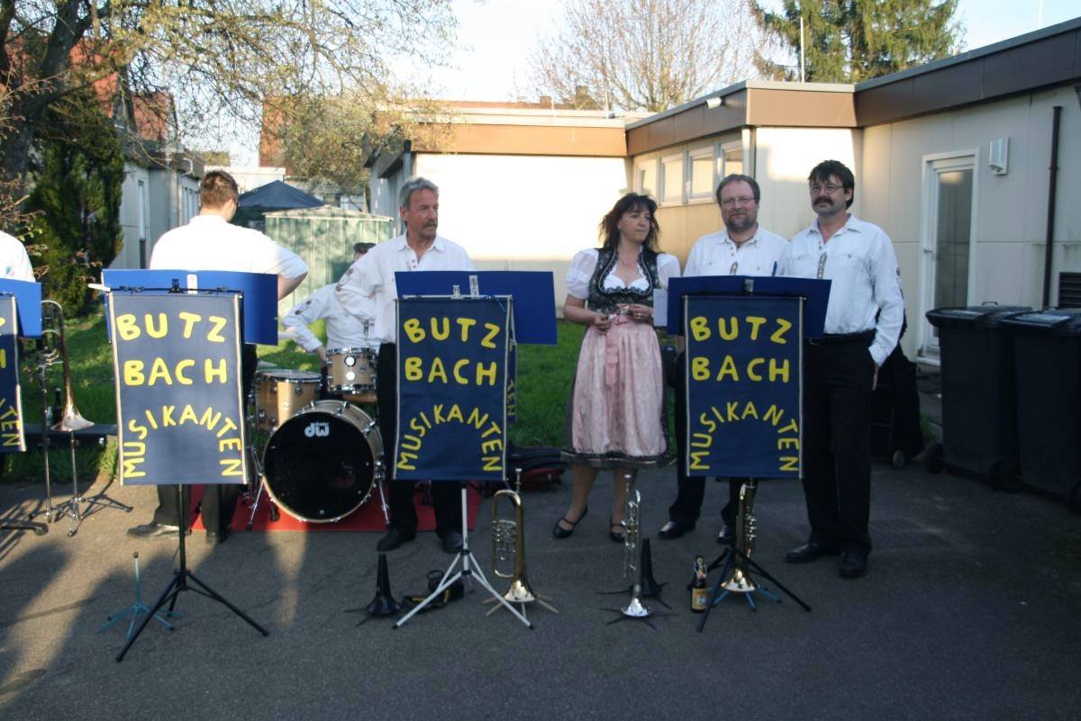 Die Butzbachmusikanten stehen bereit: Bild: SSFC