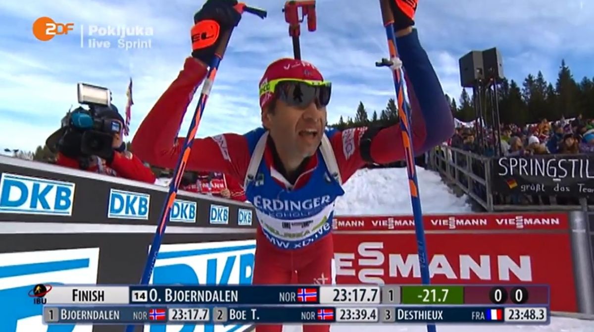 Ole Einar Björndalen, Zweiter Platz, Bildquelle: ARD/ZDF