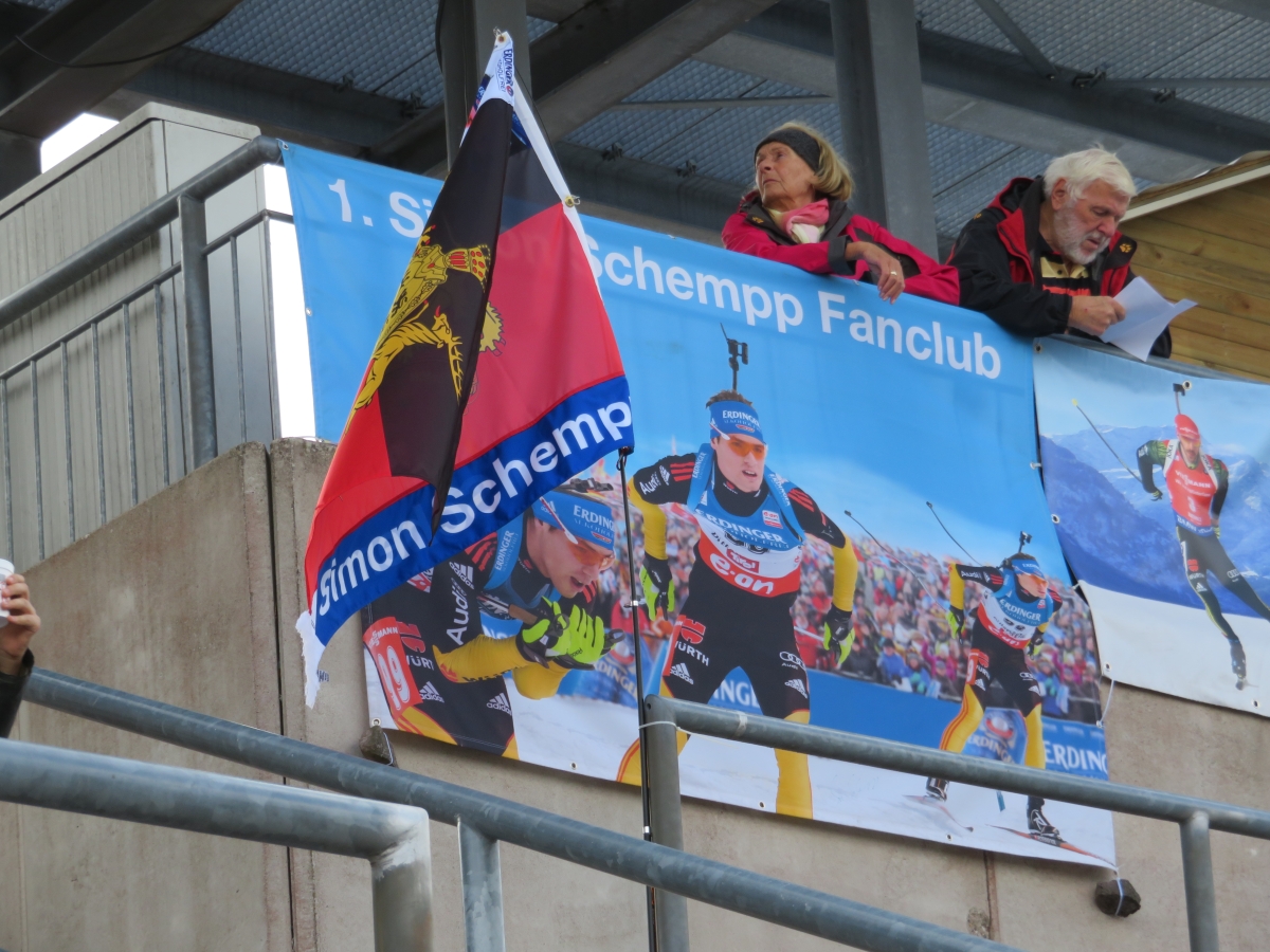 Der Simon-Schempp-Fanclub in Oberhof
