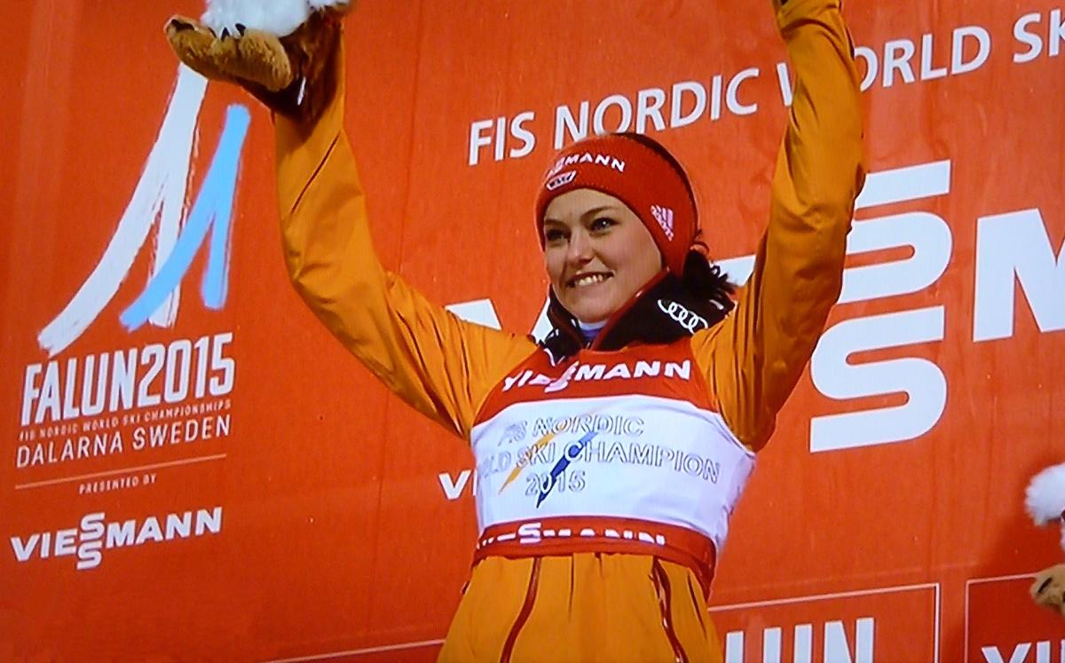 Carina Vogt, Skisprung-Weltmeisterin; Bildquelle: ARD/ZDF